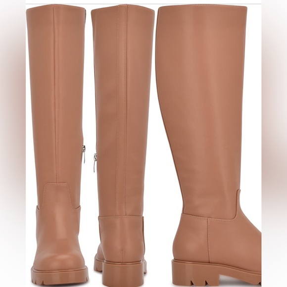 Nine west camel verve city lug sole boots NWT - Picture 8 of 11